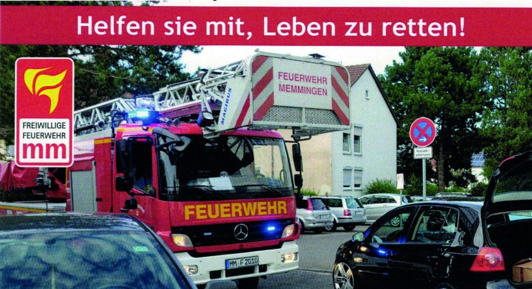 Feuerwehr Memmingen Richtig Parken Rettet Freiwillige Feuerwehr Startet Flyer Aktion Zu Umsichtigem Parken New Facts Eu Nachrichten News Das Blaulichtmagazin